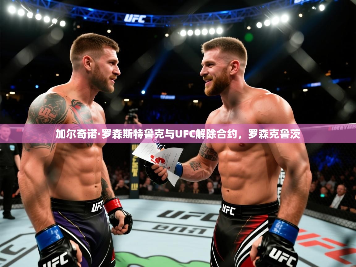 开云体育注册下载-加尔奇诺·罗森斯特鲁克与UFC解除合约,罗森克鲁茨 第3张